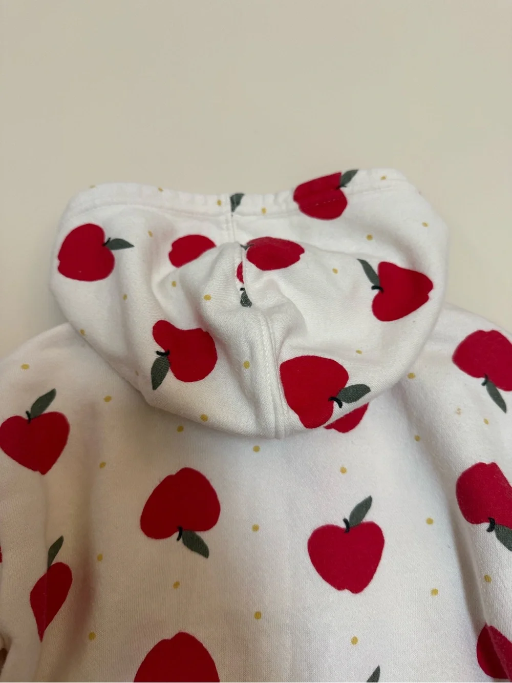 Baby Gap Apple Print Logo Zip Hoodie 18-24M